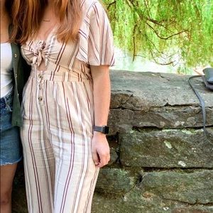 Striped Jumpsuit